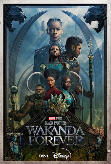The Black Panther: Wakanda Forever movie poster